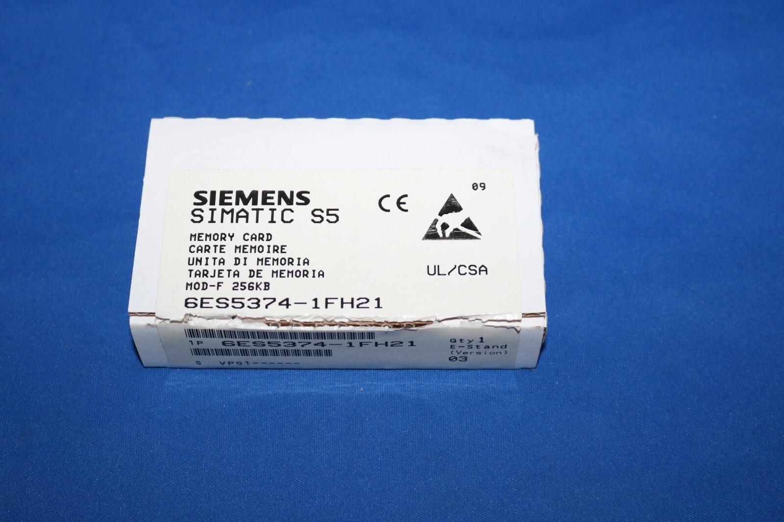 Simatic Memory Card 256KB 16Bit 6ES5374-1FH21 E:03 6ES5 374-1FH21