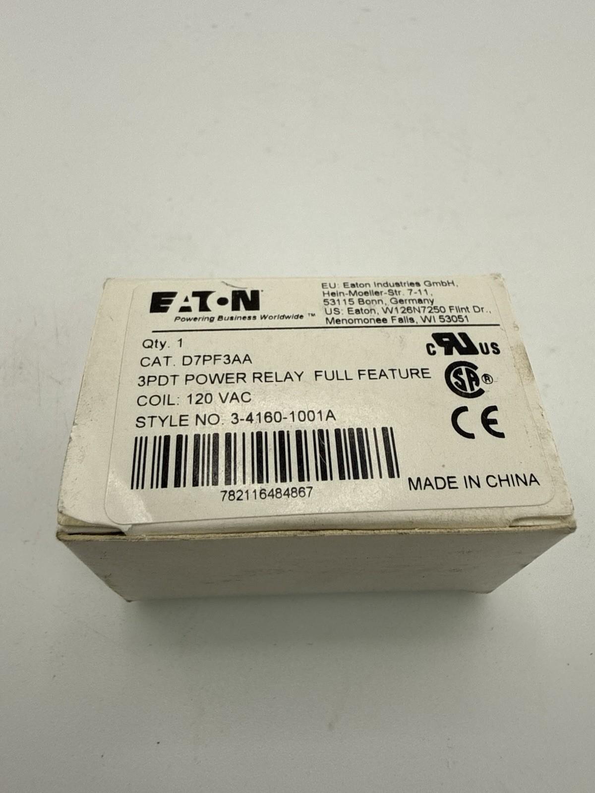 D7 Series General Purpose Plug-In Relay, Full featured cover, 120V coil, 2770 Ohms resistance, Plug-in terminal, 3PDT contact configuration, 15A contact rating, Silver alloy contacts, IP40 enclosure