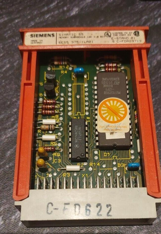 Simatic S5 6ES5 375-1LA21 Module De Mémoire 16Kx8Bit D'occasion