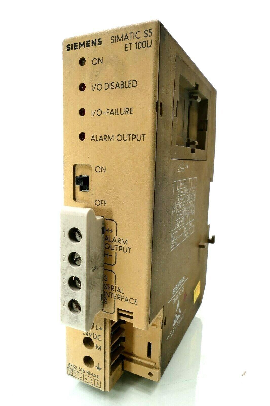 SIMATIC S5 Connection 6ES5 318-8MA11 E:01 6ES5318-8MA11