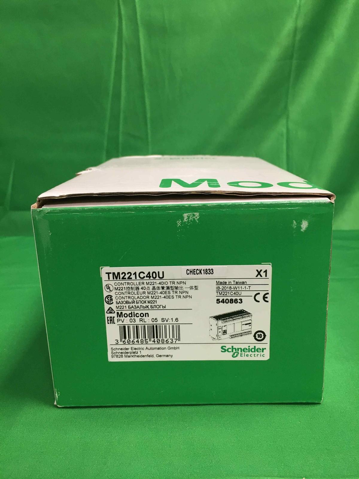 Logic controller, Modicon M221, 40io tr.npn