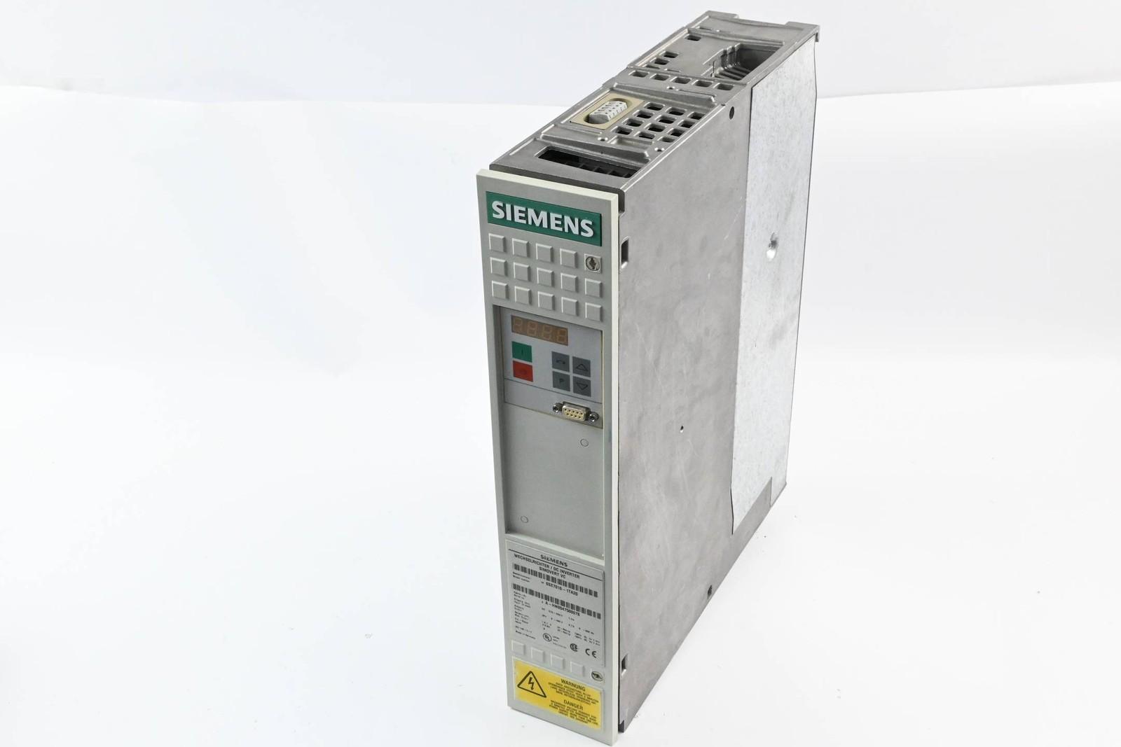 Simovert VC Inverter 6SE7016-1TA20 6SE7 016-1TA20