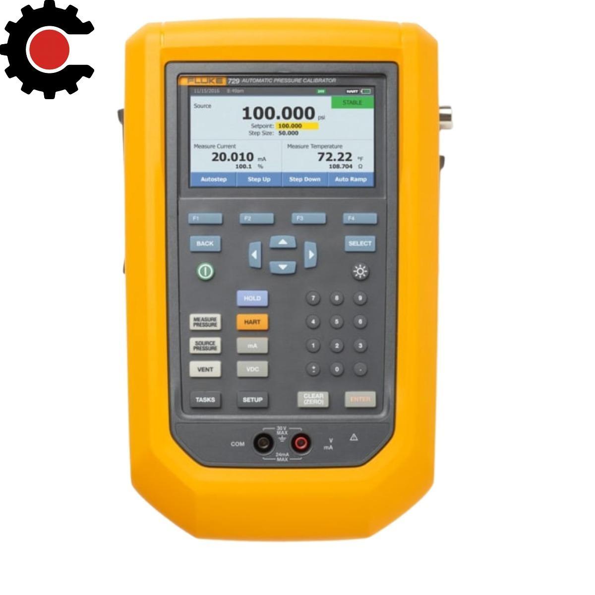Fluke 729 Automatic Pressure Calibrator 30 psi, 2 bar range, no wireless communication