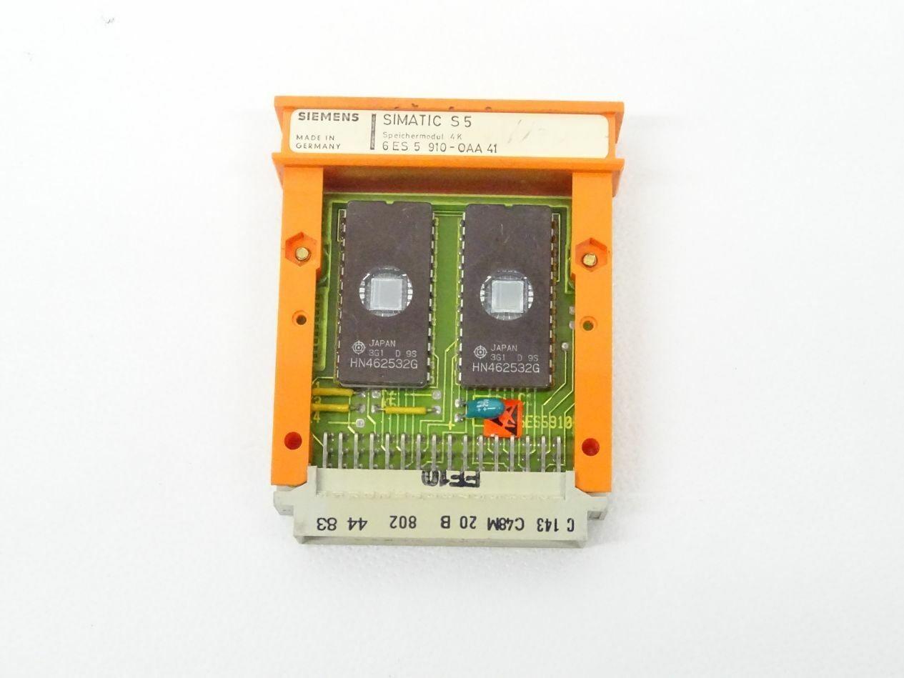 SIMATIC S5 6ES5910-0AA41 Memory Module 4K 6ES5 910-0AA41