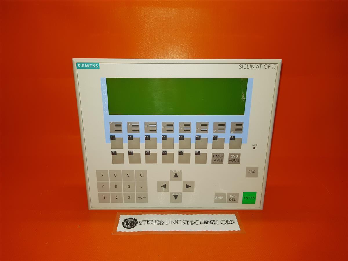Panneau D'Opérateur OP 17-DP 6AV3 617-5BB00-0AE0 É-Stand: 06