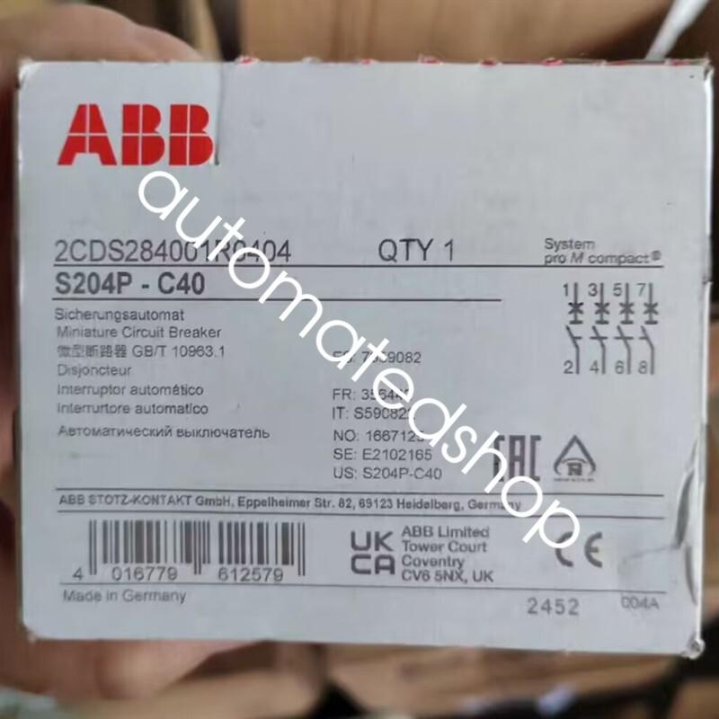 S204P-C40 Miniature Circuit Breaker - 4P - C - 40 A