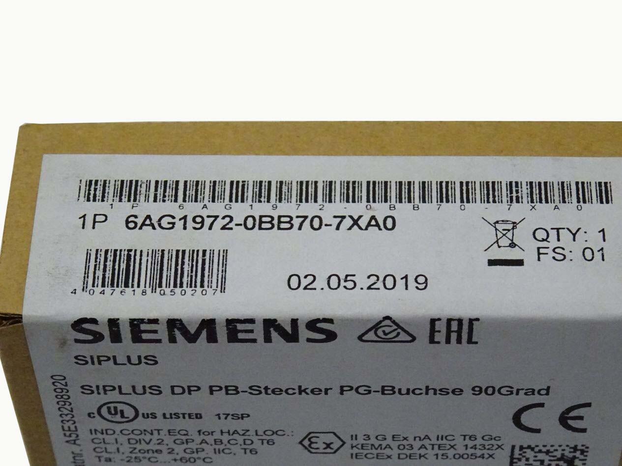 SIPLUS DP PB-CONNECTOR PG-SOCKET 90 DEG