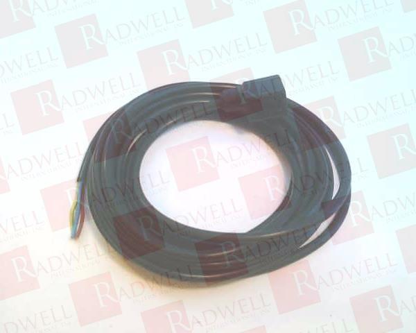 Solenoid Valve Connectors, Cordset, 3 Pole, Ground Opposite Side, ISB 11mm, 5 Meters, 120V, 10A, LED w/MOV