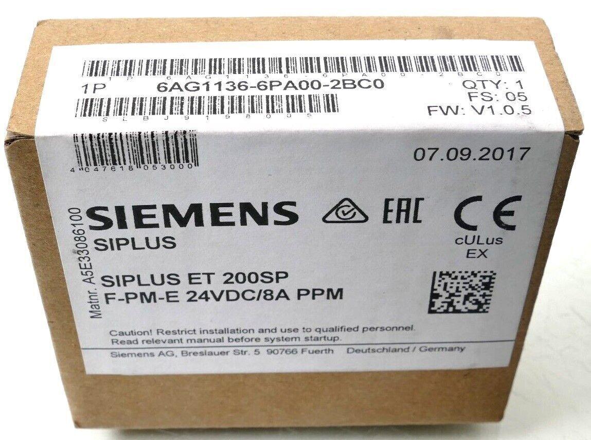 SIPLUS ET 200SP F-PM-E 24VDC/8A PPM