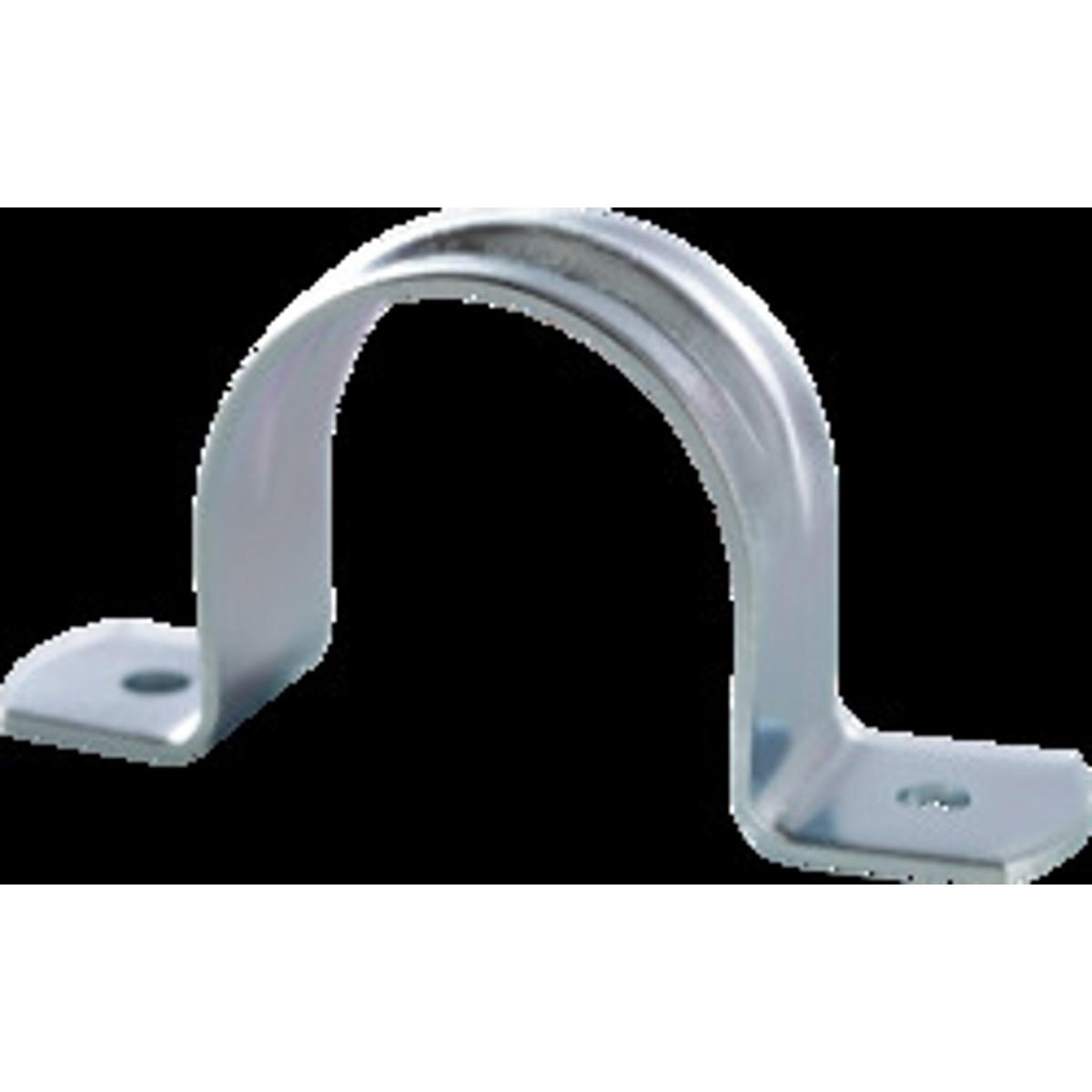Heavy Duty, Two Hole strap, Fits 2-1/2" EMT & Rigid/IMC Conduit, Zinc