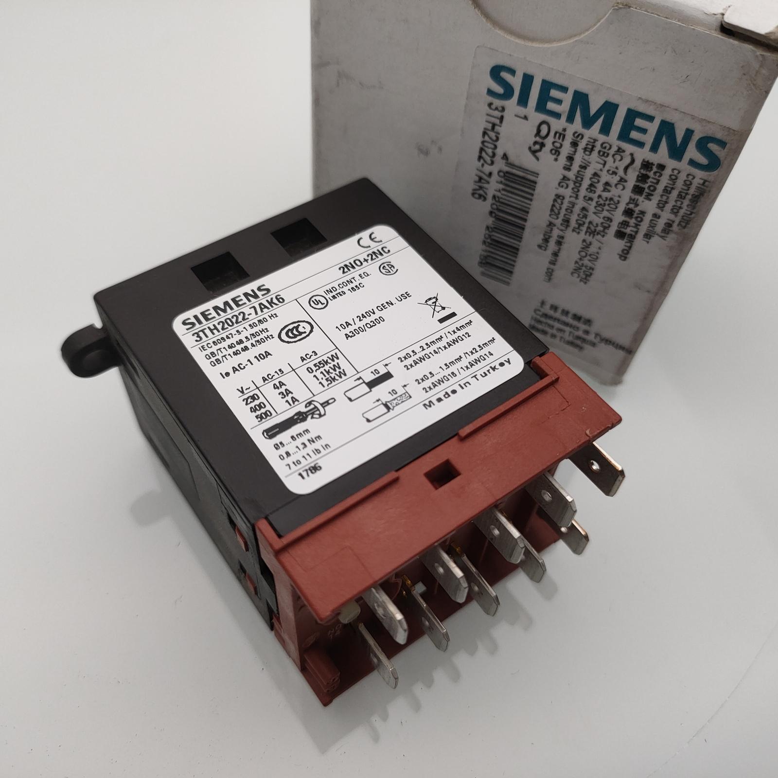 3TH2022-7AK6 Contactor Relay 10A/240V 10Pins