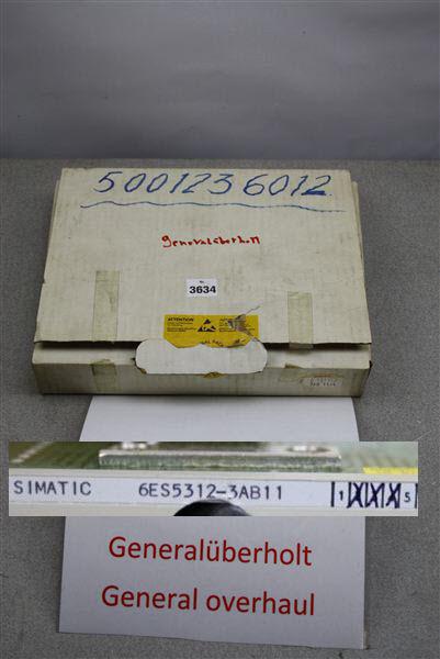 Simatic S5 6ES5312-3AB11 6ES5 312-3AB11