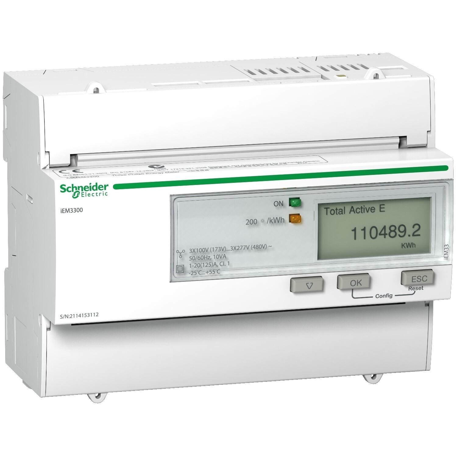 iEM3300 energy meter - 125 A
