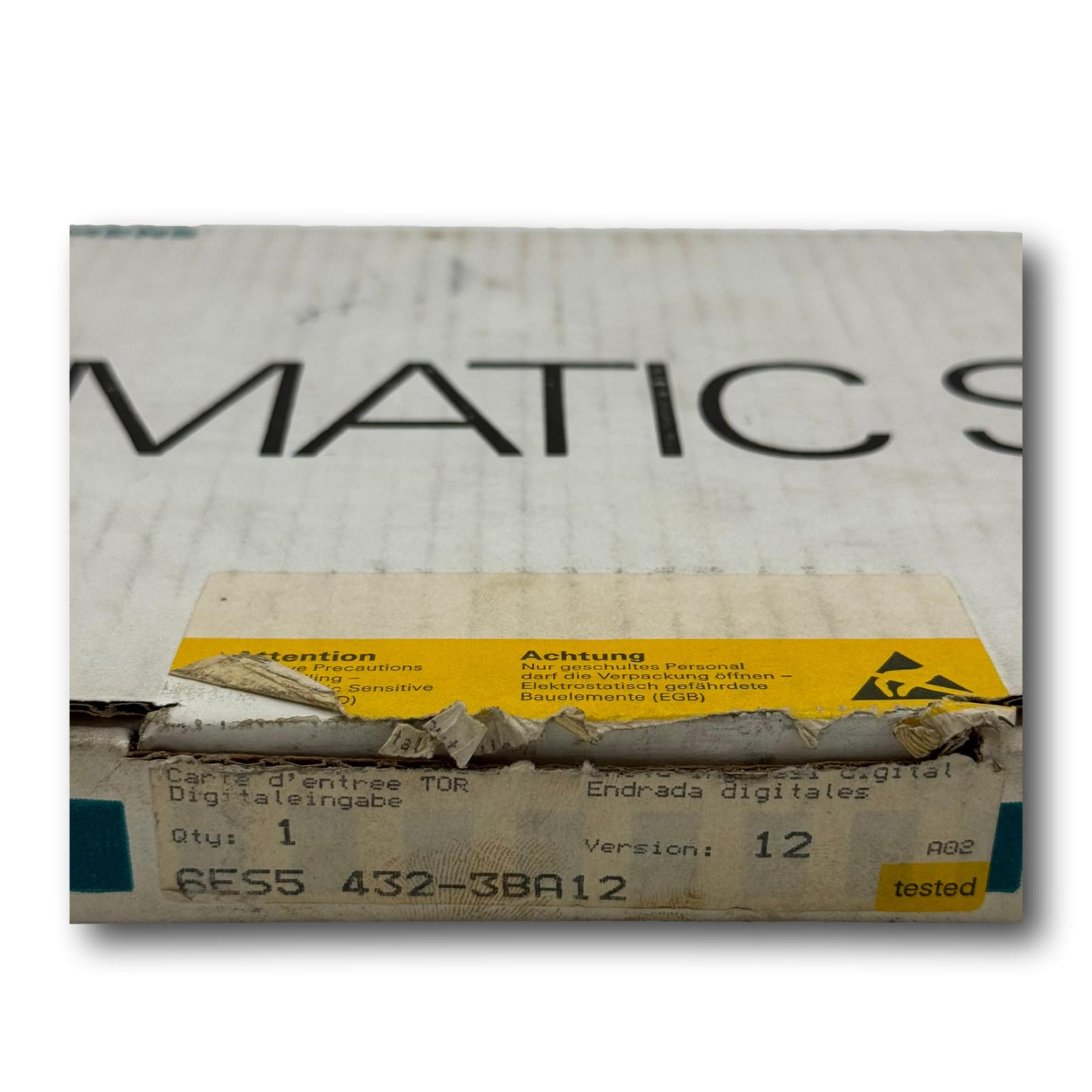 6ES5432-3BA12 Digital Input 6ES5 432-3BA12 Boxed) B81 B118