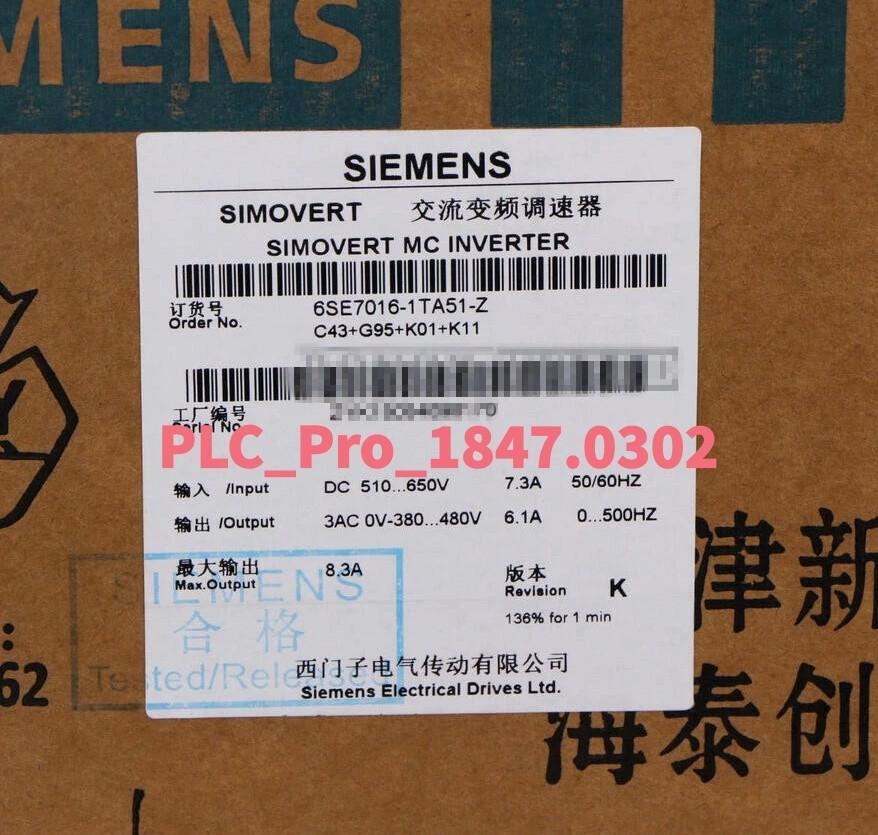 6SE7016-1TA51-Z 6SE7 016-1TA51-Z Frequency Converter