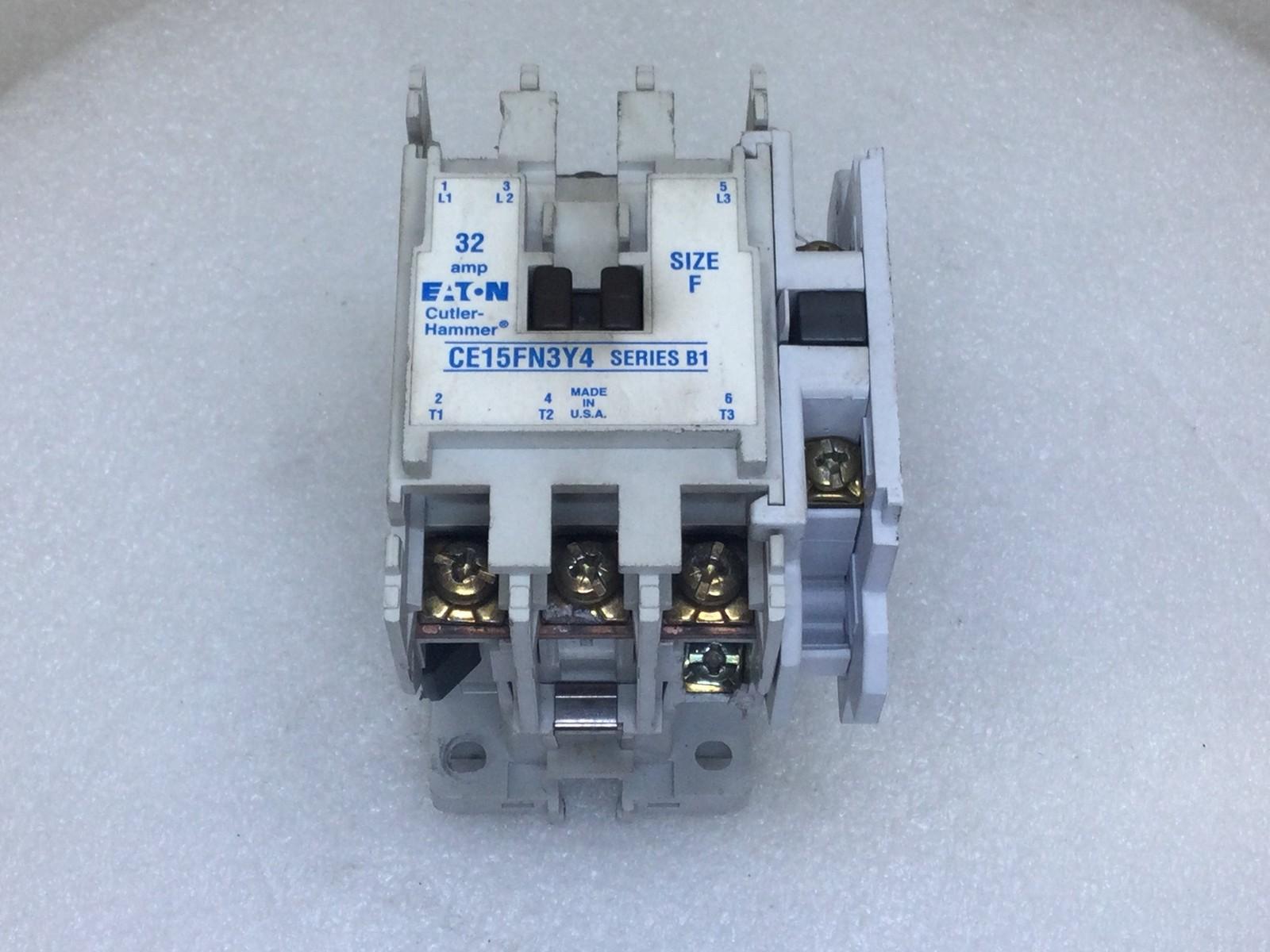 Eaton Freedom series IEC contactor, F-frame, Non-reversing, No overload relay, 32A, Three-pole, Steel mounting plate, 1NO auxiliary contact, 110/120 VAC, 50/60 Hz