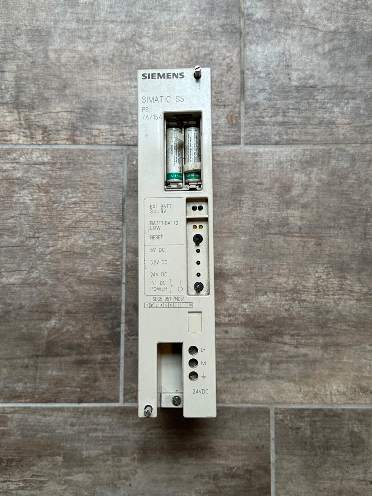 Alimentation 6ES5 951-7ND12 Très Bon État