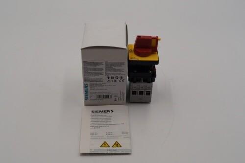 Main switch 3-pole Rated