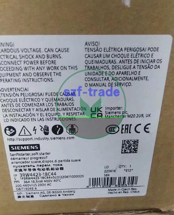 SOFT START, 32A, 10/10/20HP, 230V, SCRW