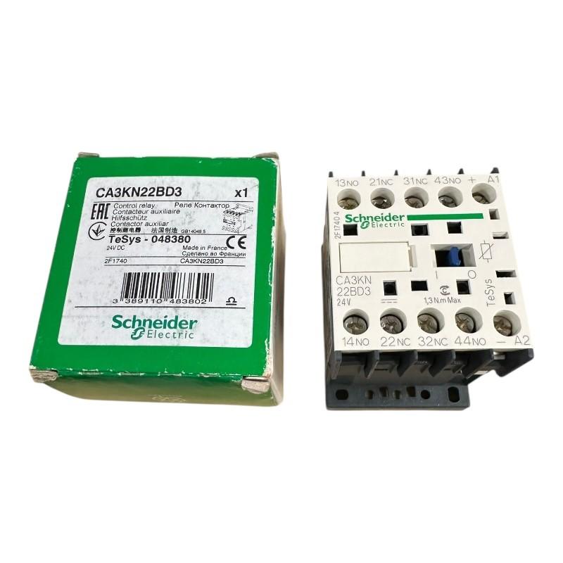 Control relay, TeSys K, 2 NO + 2 NC, lt or eq to 690V, 24VDC standard coil