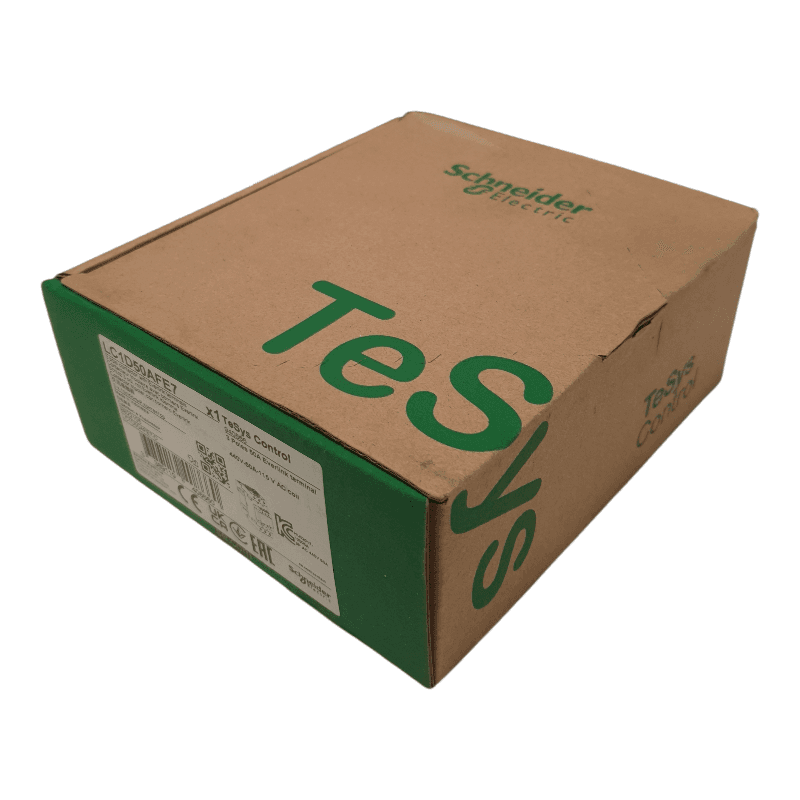 IEC contactor, TeSys Deca, nonreversing, 50A, 40HP at 480VAC, up to 100kA SCCR, 3 phase, 3 NO, 115VAC 50/60Hz coil, open