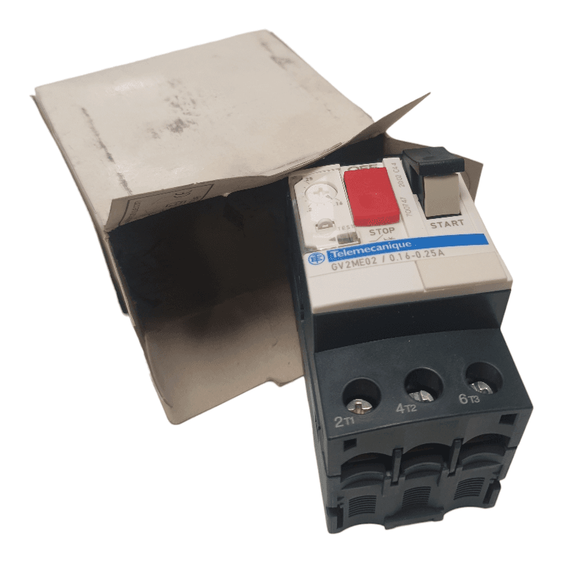 TeSys Deca Manual Starter and Protector, thermal magnetic circuit protector, push buttons, 0.16...0.25 A, screw clamp terminals