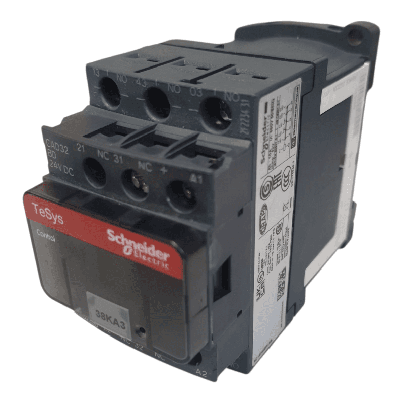 TeSys Deca control relay, 3 NO and 2 NC, 600 V, 24 VDC standard coil