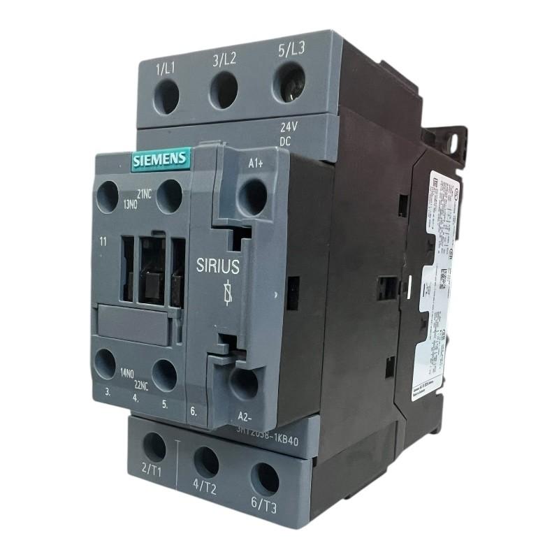 CONTACTOR S2 65A 24VDC SCREW 1NO/1NC