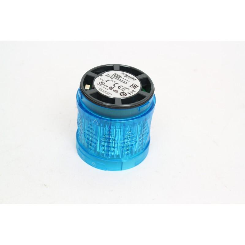 Modular tower light, Harmony XVU, illuminated LED units, blue, 60mm, steady, IP65, 24V AC DC