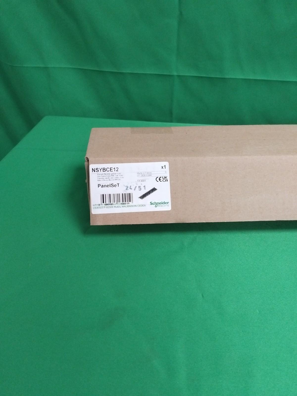 Brush-type cable entry gasket, PanelSeT SFN, Spacial SF, for electrical enclosure W1200mm , set of 2