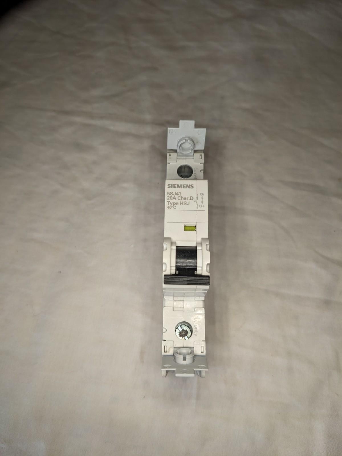 MCB 5SJ4 1P 240V 20A 14K D-TRIP