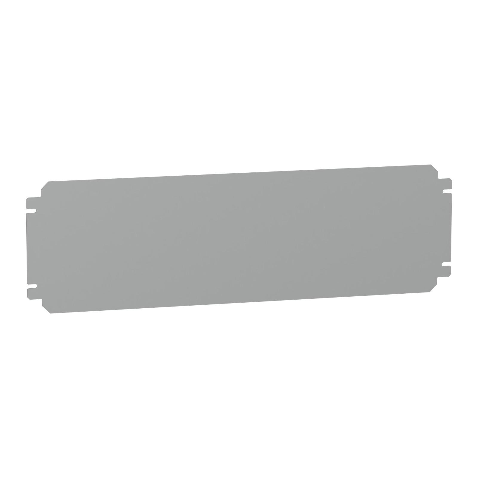 Plain mounting plate H200xW600mm made of galvanised sheet steel