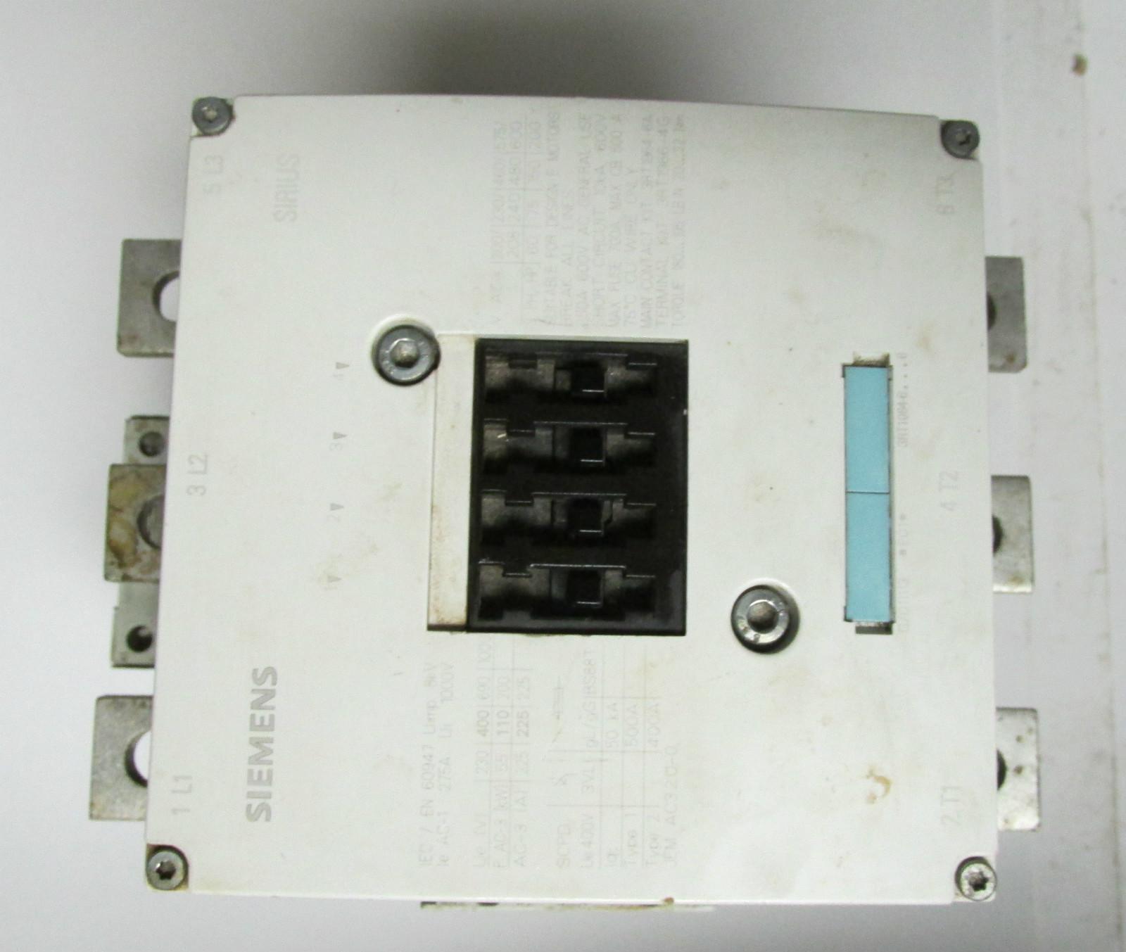 CONTACTOR S10 225A 21-27VUC 3P BAR