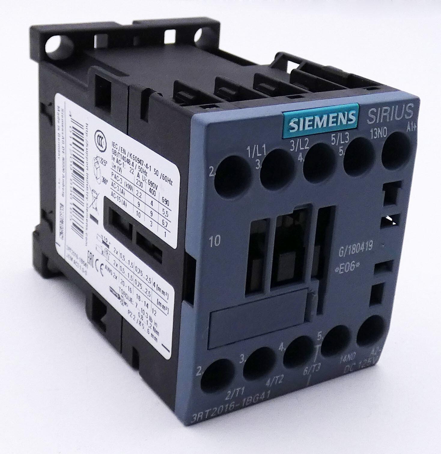 CONTACTOR S00 9A 125VDC 1NO SCRW