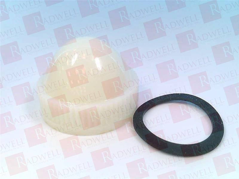 Lens, Harmony 9001K, Harmony 9001SK, polycarbonate, domed, white, grooved lens, 30 mm, for pilot light