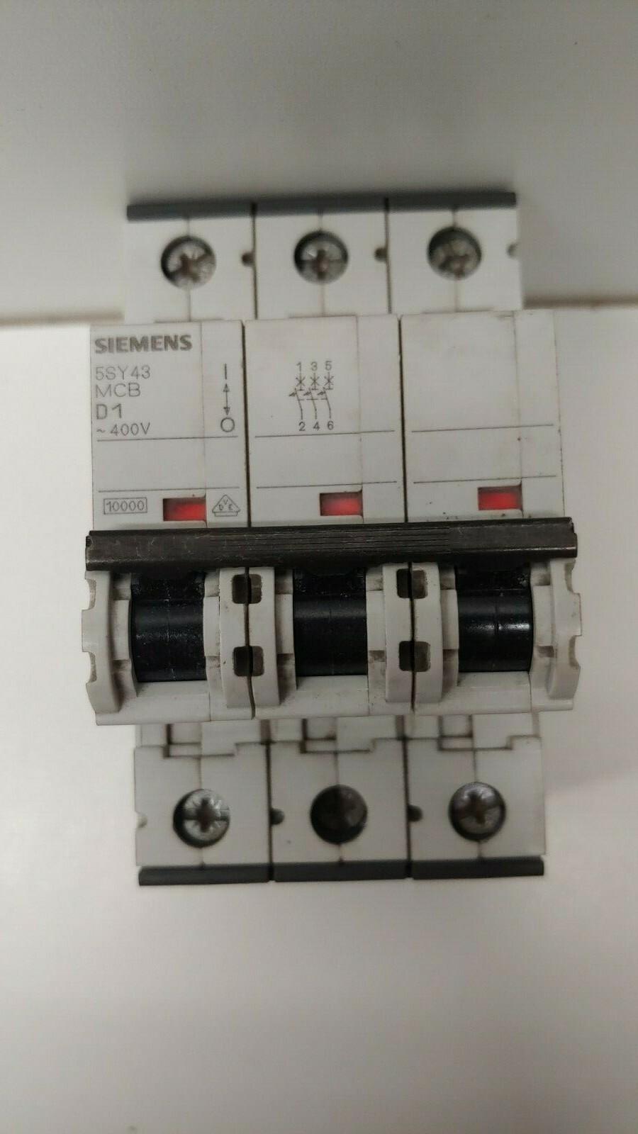 SUP PTOR 5SY4 3P 480V 1A 5K D-TRIP