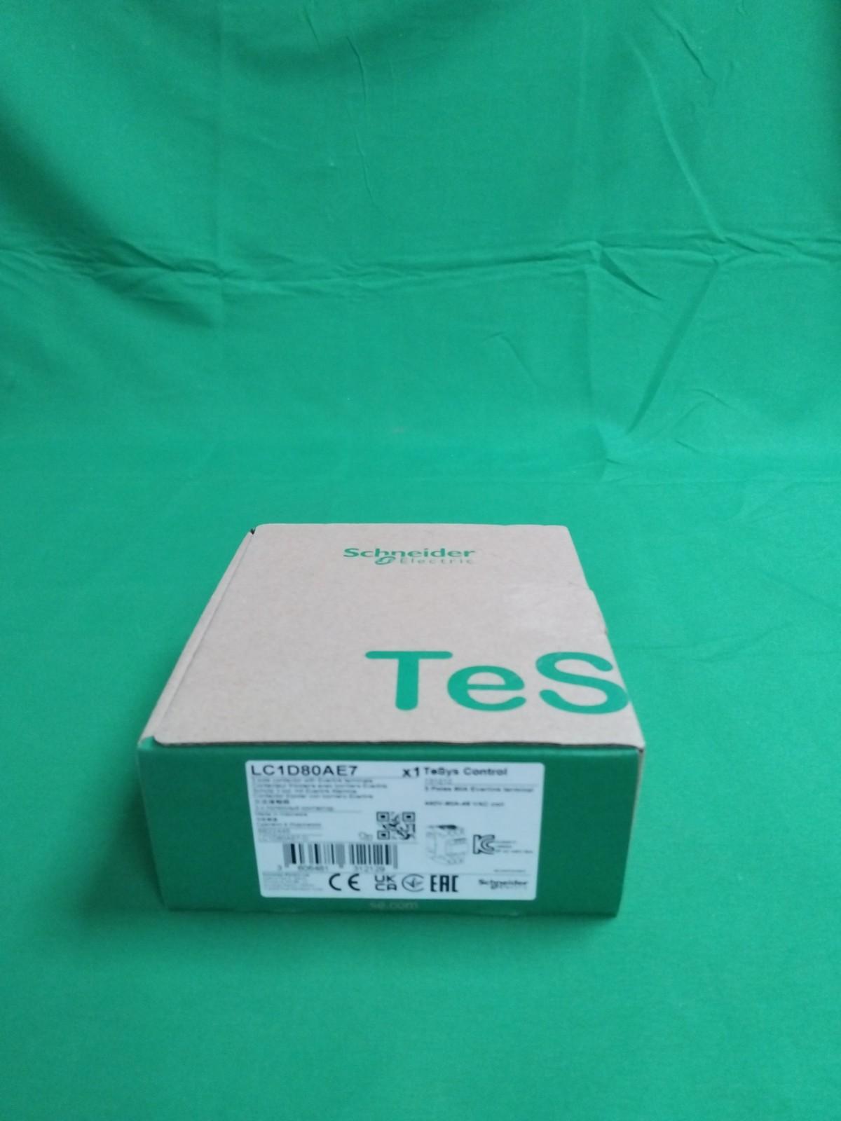 IEC contactor, TeSys Deca, nonreversing, 80A, 40HP at 480VAC, 3 phase, 3 pole, 3 NO, 48VAC 50/60Hz coil, open style