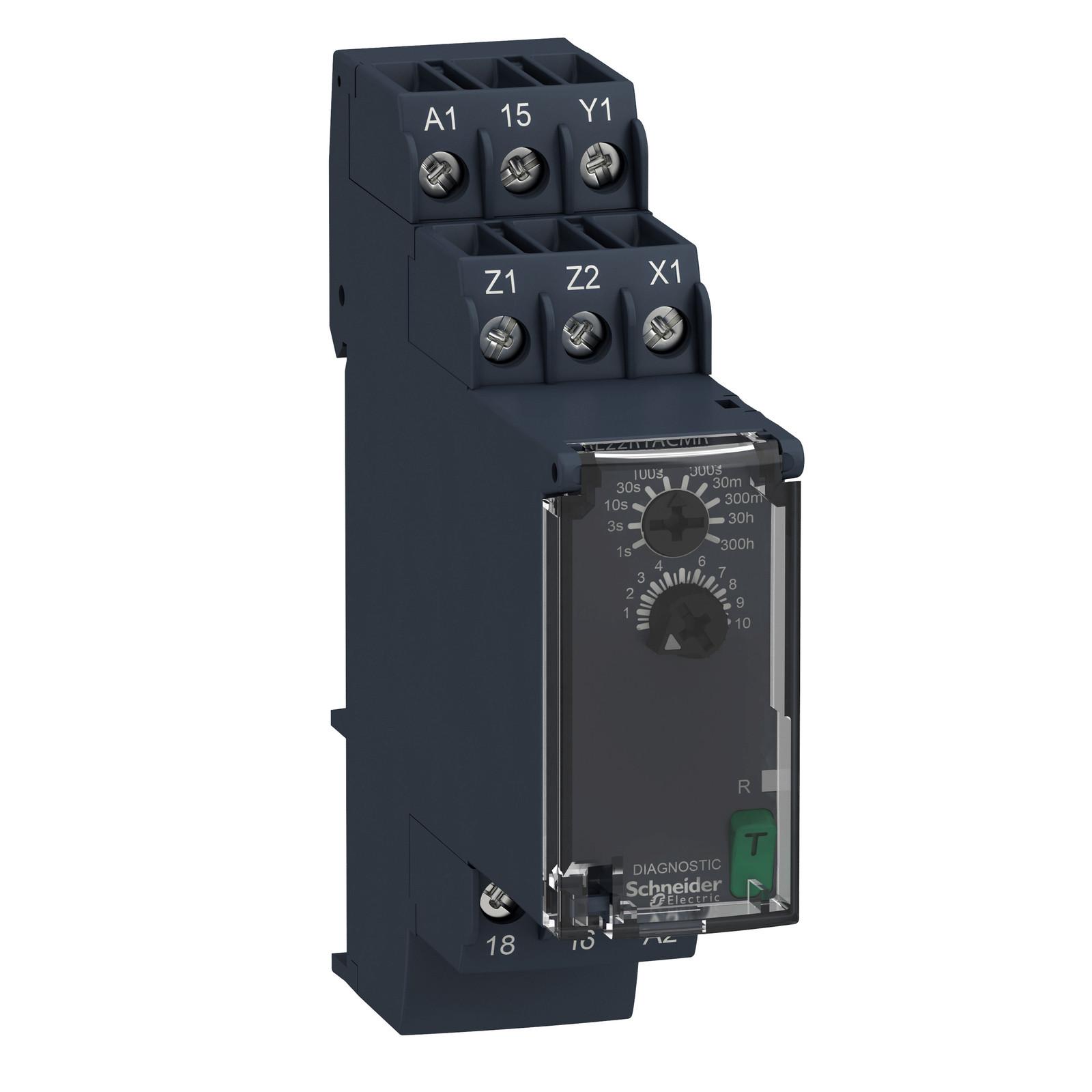 dual function relay, Harmony Timer Relays, 8A, 1CO, 0.05s…300h, screw connectors, 24...240V AC DC