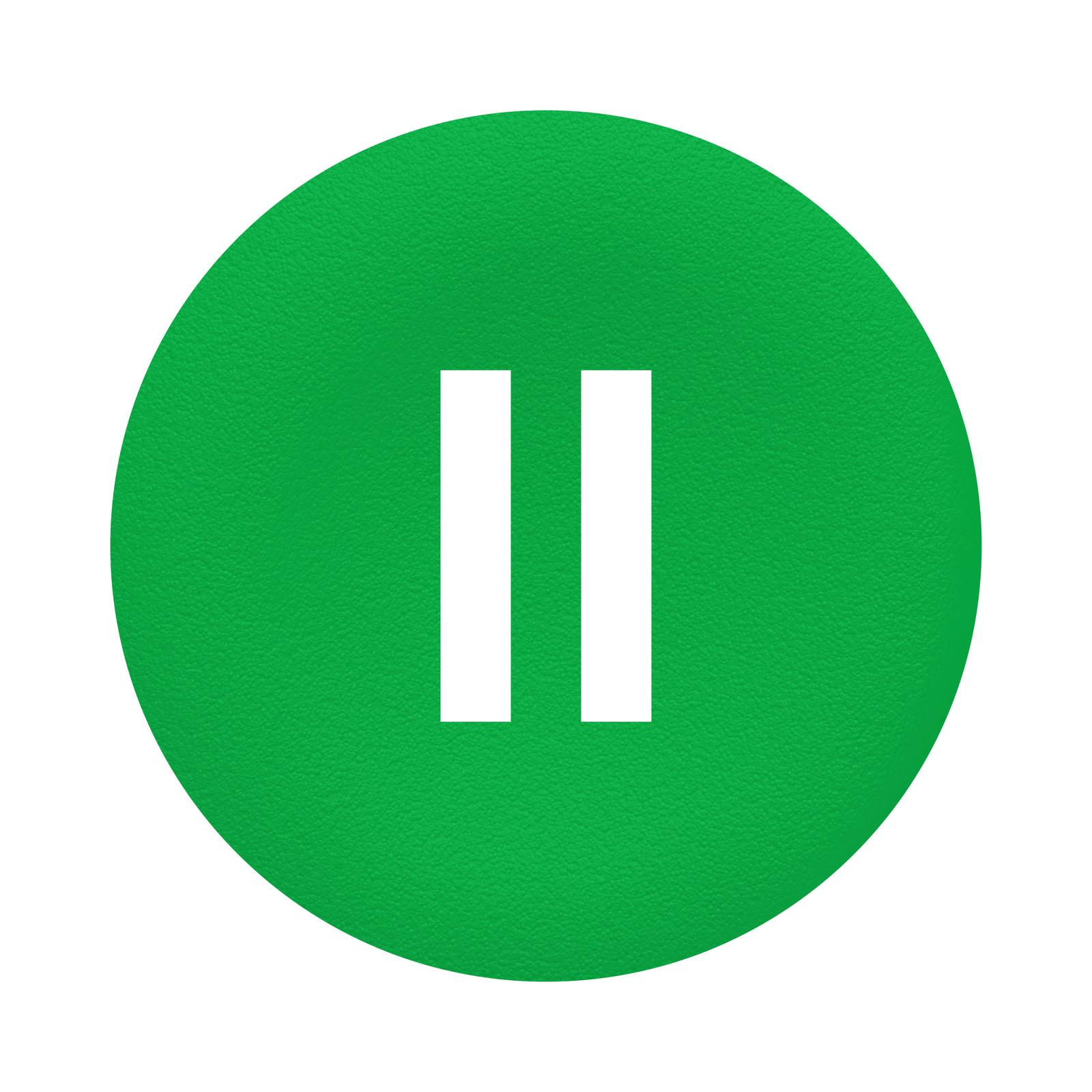 Harmony XB4, Harmony XB5, green plain cap II for flush mounted push button