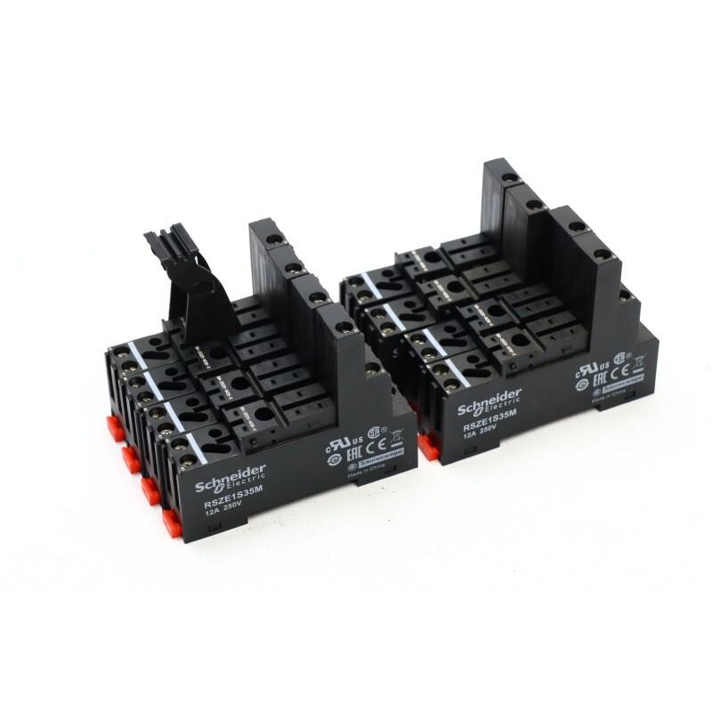 socket, for RSB1A120 relays, Harmony Electromechanical Relays, 12A, screw connec to rs, separate contact