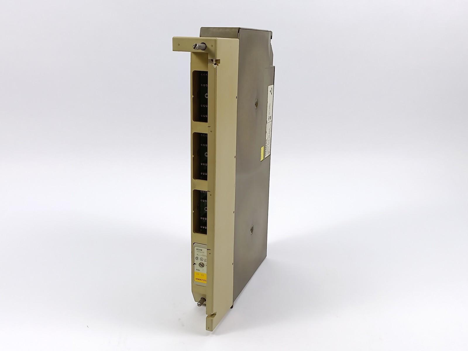 6ES5 465-7LA13 SIMATIC S5, Modules De Plage De Mesure Pour S5-115U