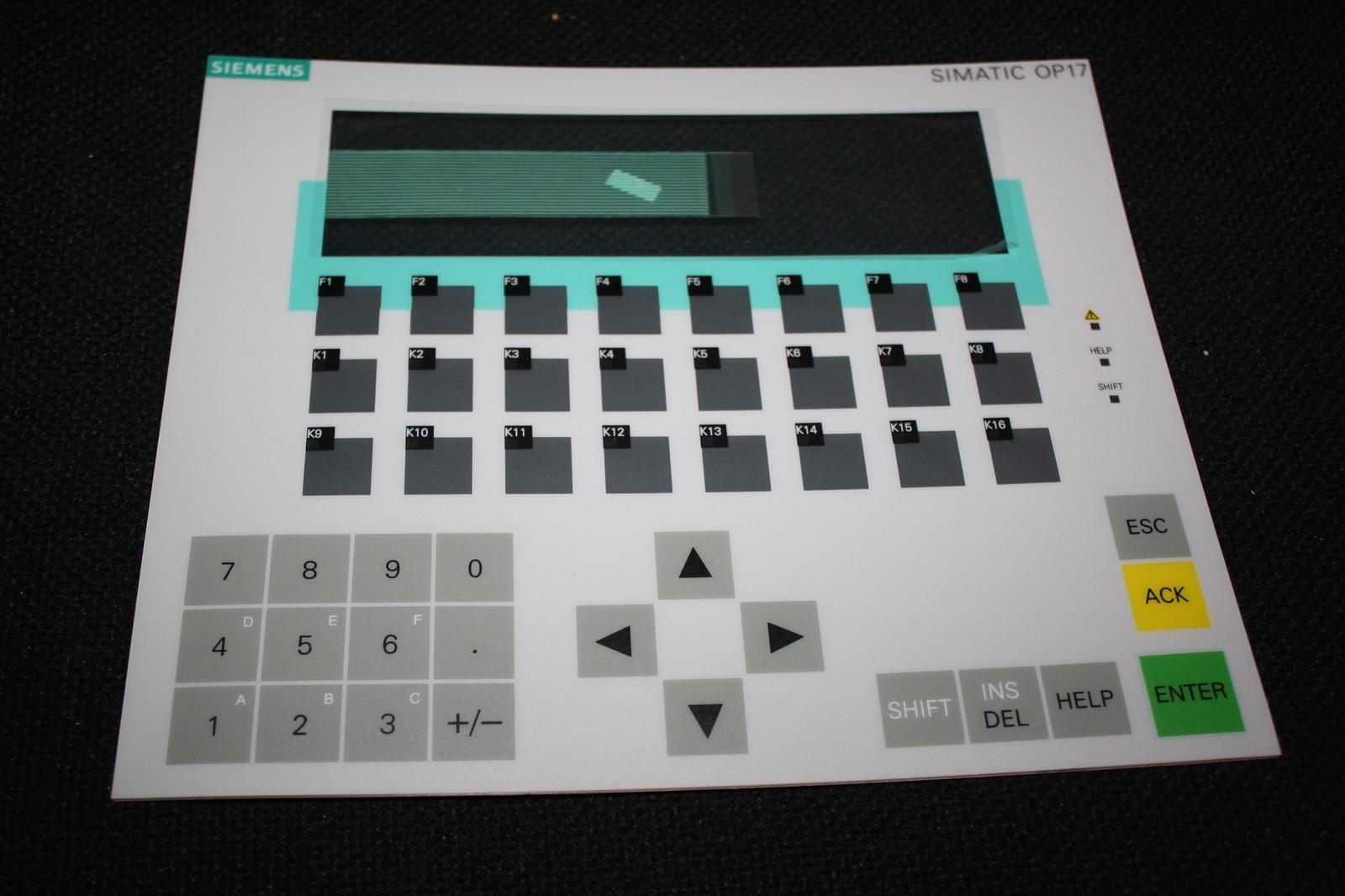 Membrane Simatic multi Panel OP17 dp 6AV3 617-1JC30-0AX1 clavier