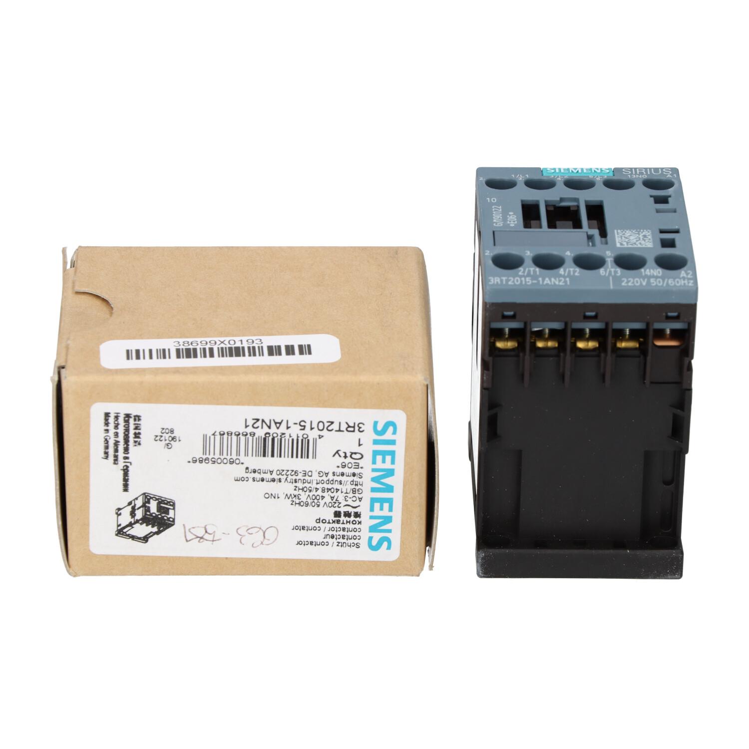 CONTACTOR S00 7A 220VAC 1NO SCRW