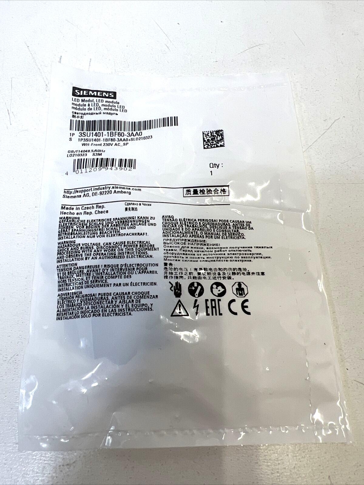 LED MODULE, WHT, 230V AC, W/CAGE CLAMP