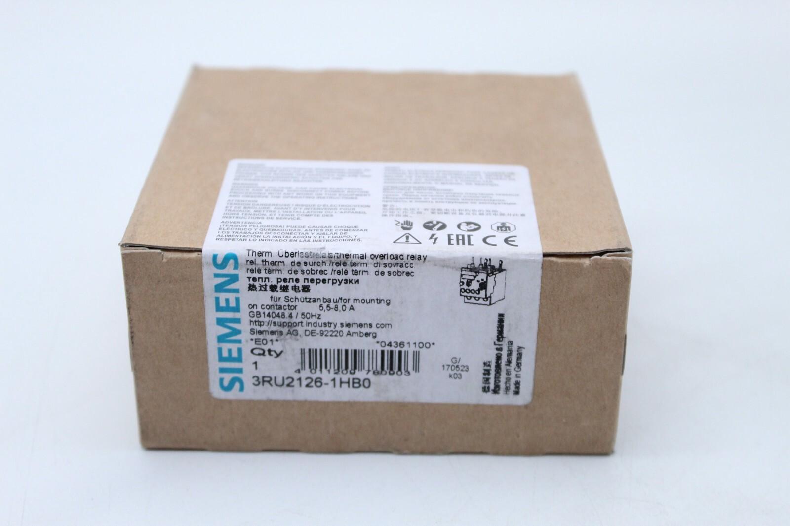 OVERLOAD RELAY CL10 S0 5.5-8A SCREW