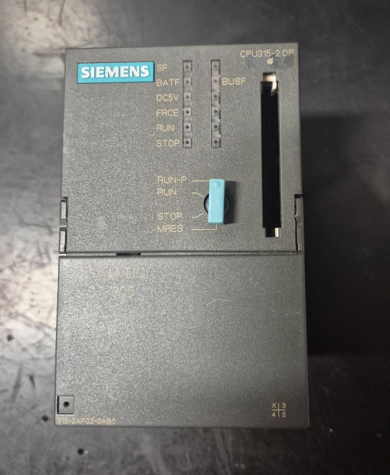 6ES7 315-2AF03-0AB0