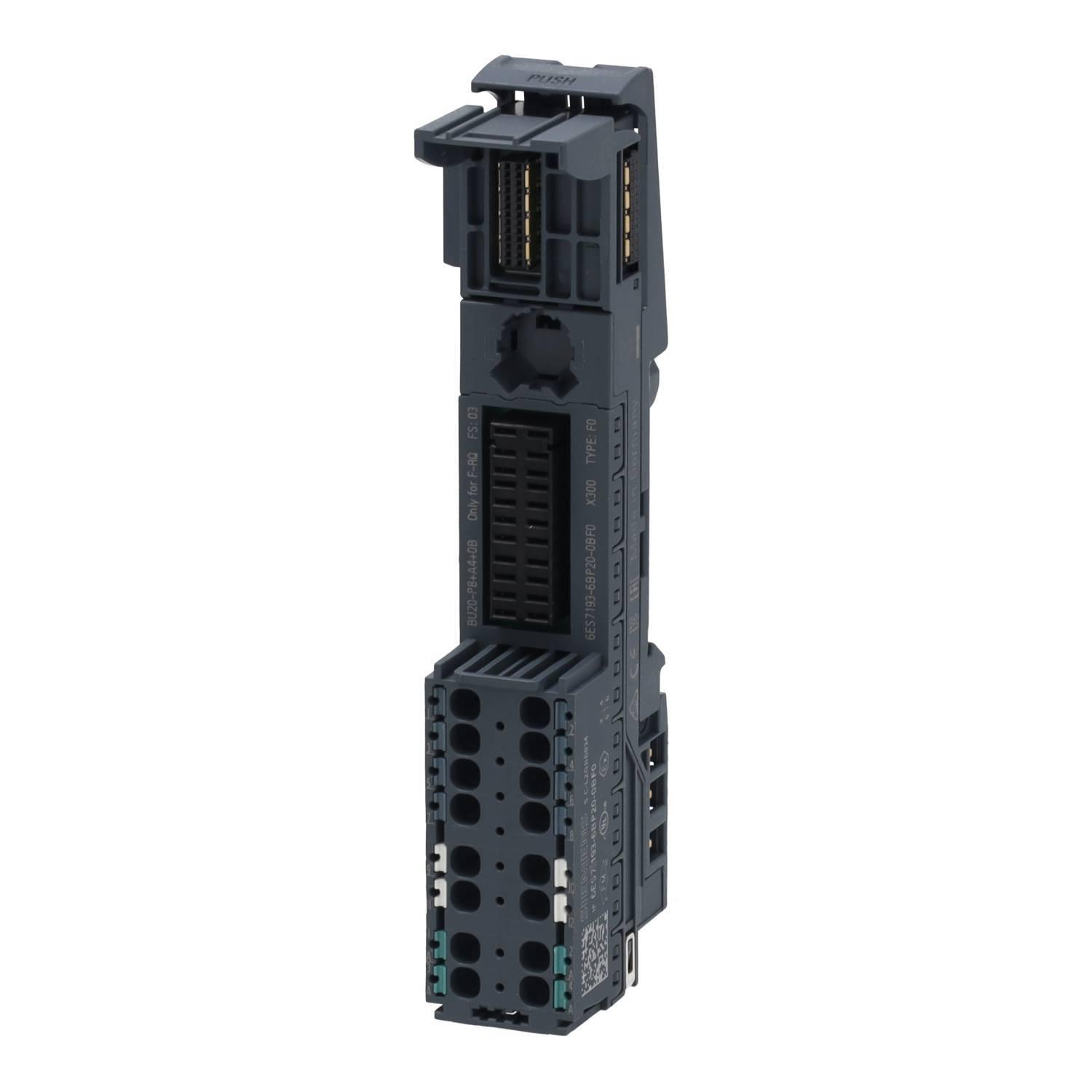 ET200SP, BASEUNIT TYPE F0, BU20-P8+A4+0B