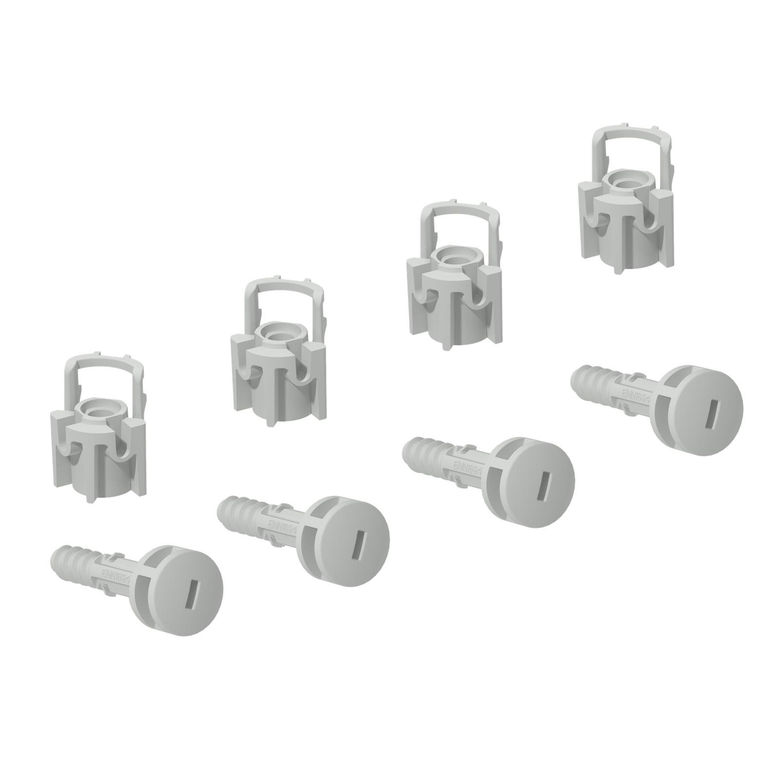 Plastic screws for THALASSA boxes with 60 mm cover hight.