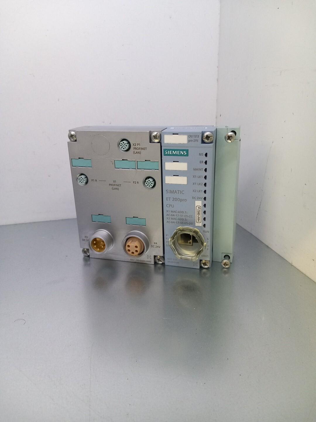 ET 200pro: CPU 1513pro-2 PN