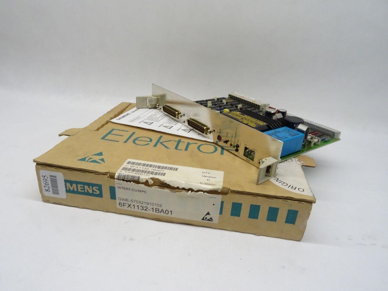 Sinumerik Interface Module 6FX1132-1BA01 Version 6FX1 132-1BA01